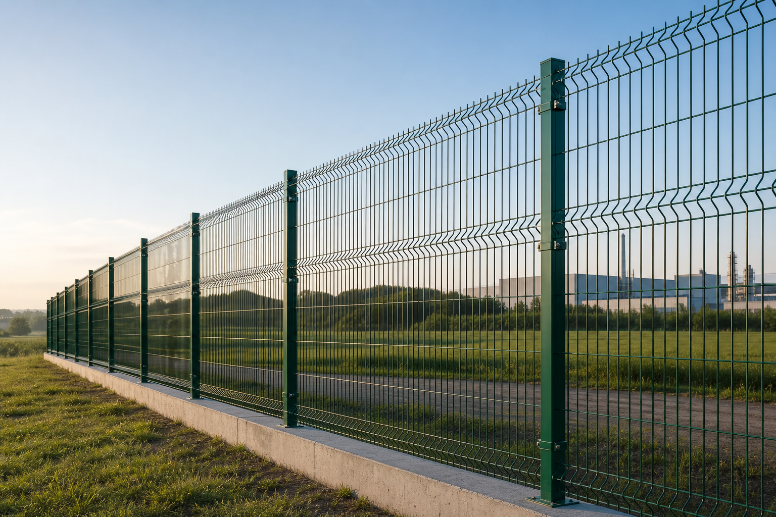 Factory-direct perimeter fence installation