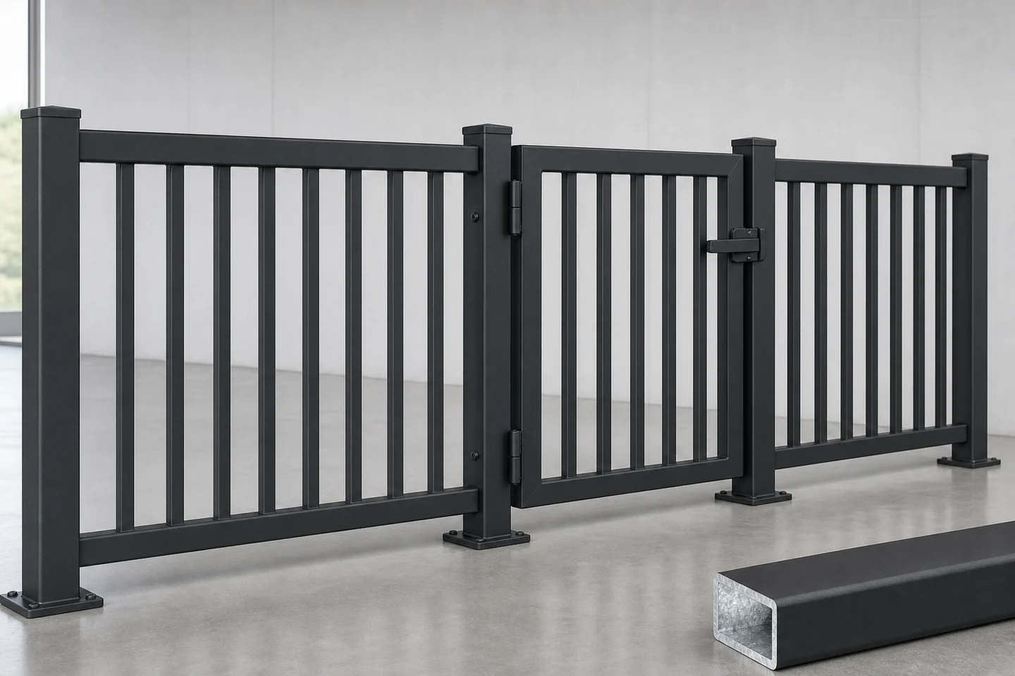 Galvanized Powder-Coated Railing