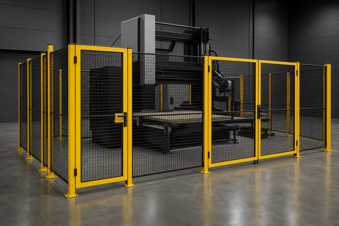 Industrial Equipment Partition Fence