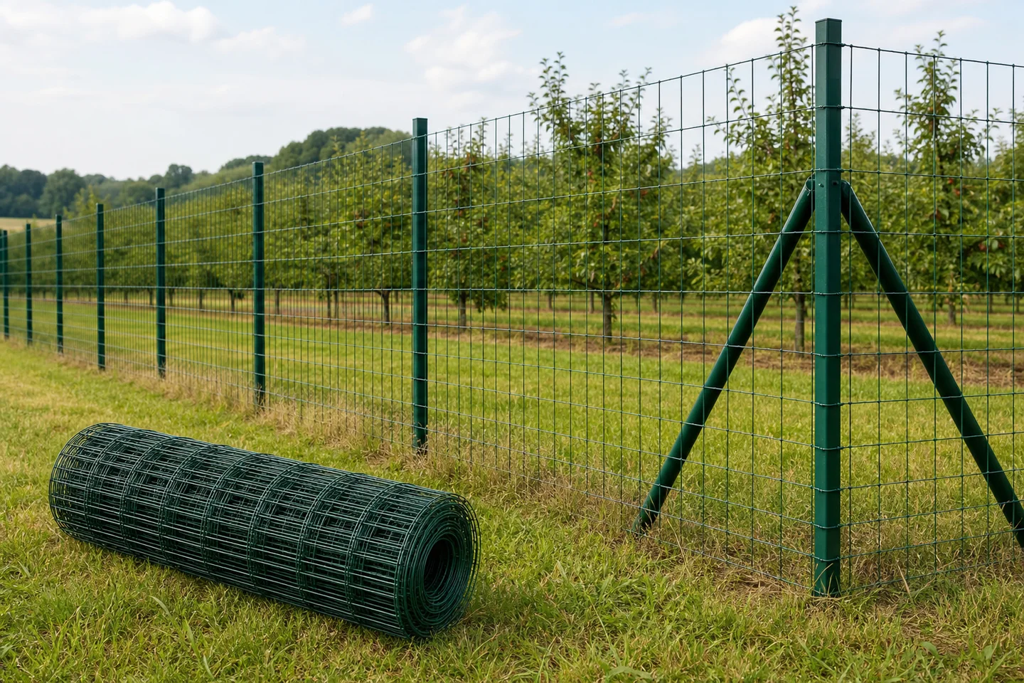 Orchard & Livestock Wire Fence